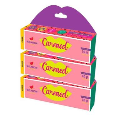 Imagem de Kit 3 und Carmed Hidratante Labial Melancia 10g