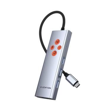 Imagem de LENTION Hub AI USB-C 5 em 1 com GPT, HDMI 4K 60Hz, entrega de energia de 100W, 3 USB 3.0 para MacBook Pro, novo Mac Air/Surface, mais (CB-CA17, cinza espacial)
