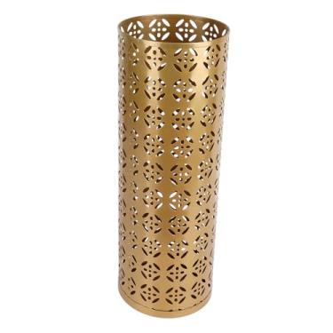 Imagem de Escaninho do Suporte do Guarda-chuva, Suporte Redondo do Guarda-chuva da Economia de Espaço do Metal do Teste Padrão de Cobre que Seca Rapidamente à Moda para a Casa para a