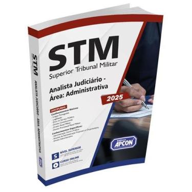 Imagem de Apostila STM 2025  Analista Judiciário  Área Administrativa - Editora 