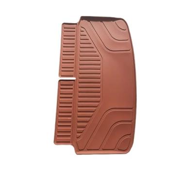 Imagem de Tapetes de assoalho compatíveis para Lixiang L8 L9 2020 2021 2022 2023 2024 Tapete de carro à prova d'água Antiderrapante Almofada de pé TPE Revestimentos de assoalho Tapetes de porta-malas(L9 Orange)