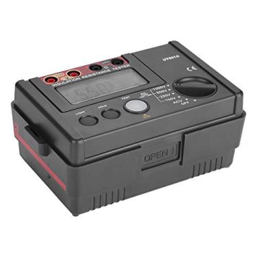 Imagem de Testador de Isolamento Voltímetro 1000V, Medição de Tensão CA, Automático, Display LCD Com Luz de Fundo, Luz de Alarme, Ideal para Inspeção de Equipamentos Elétricos, Com 4