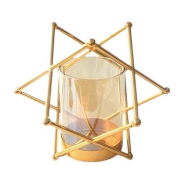 Imagem de Wswqop Organizador de vasos de flores Decoração de flores de decoração de presente floral plantador de arranjo para entrada de quarto de casamento estante de, Altura 16 Cm