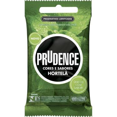 Imagem de Preservativo Prudence Cores e Sabores Hortela - 12 pacotes c/ 3 unidades