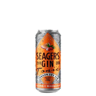Imagem de Gin Tônica Seagers Lichia e Maracujá Lata 269ml