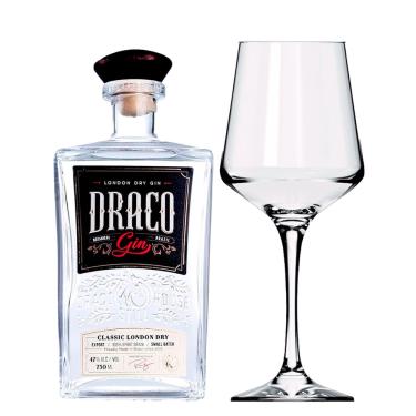 Imagem de Gin Draco London Dry Gin 750ml + Taça