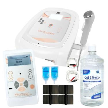 Imagem de Kit Neurodyn Portátil tens e fes + Sonopulse iii Ibramed