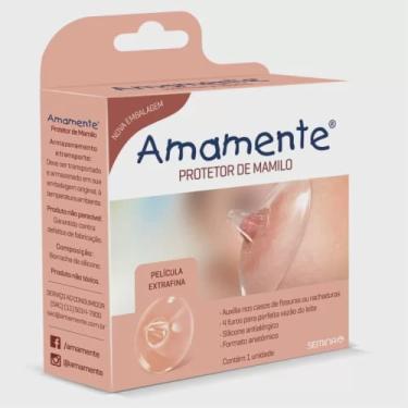 Imagem de Protetor de silicone para mamilo amamente