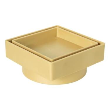 Imagem de Ralo Oculto 10x10 Invisível Inteligente Piso / Porcelanato - GROTO STO