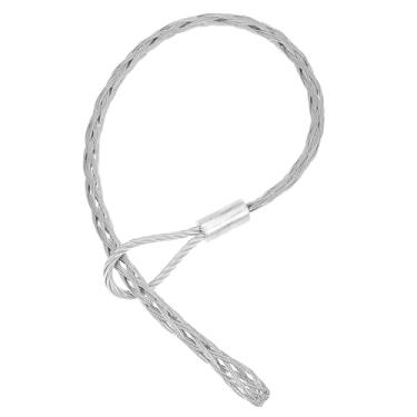 Imagem de PATIKIL Meias de arame de 15 a 25 mm de comprimento de 150 cm, meias de aderência de fio de aço galvanizado, ferramenta de aderência para cabo elástico, carga nominal de 2000 kg (1,999 kg)