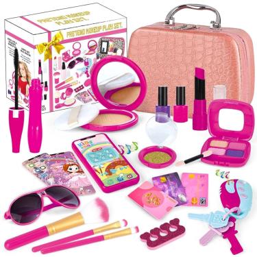 Imagem de Conjunto de maquiagem para meninas e crianças Presente de aniversário a partir de 3 anos