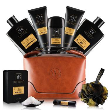 Imagem de Conjunto de presentes Yard House Bath and Body para homens com bolsa de luxo