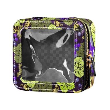 Imagem de Fitrendlovey Bolsa organizadora de maquiagem com grande claraboia e zíper estojo cosmético portátil para cuidados com a pele e itens essenciais de viagem, T7, one size