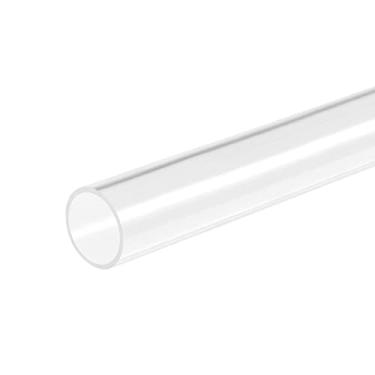 Imagem de DMiotech Tubo de acrílico transparente de 31 mm x 35 mm, tubo de plástico rígido para tubo de água de aquário, sistema de resfriamento de água, encanamento
