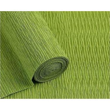 Imagem de LCREATE Rolo De Papel Crepom 2,4 M Comprimento E 43 Cm Largura Para Cerimônias Casamento Decoração Diversos Festivais Grandes (Verde Esmeralda)