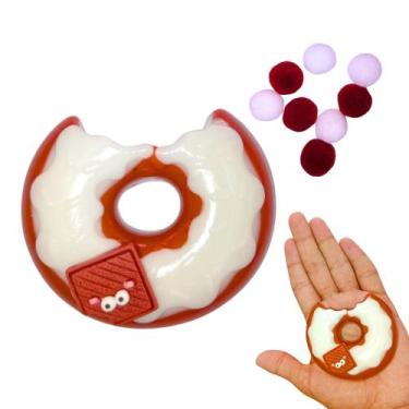 Imagem de Taba Squish Donut Rosquinha Chocolate Sensorial Fofinho Slow - MEGA TO