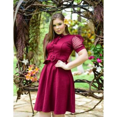 Imagem de Vestido Cinto Lindo Prinçesa Moda Evangélica - Universo do Closet, P
