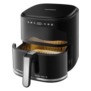 Imagem de Fritadeira Air Fryer Digital 5L Mondial Preto 2000W 220v