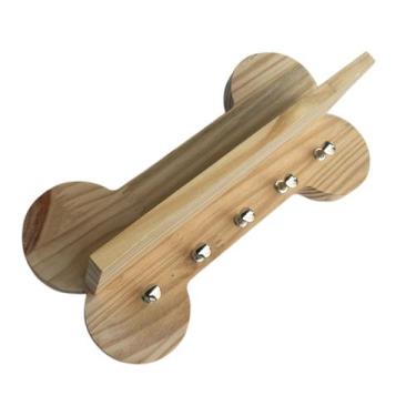 Imagem de Porta Chaves Cachorro Pet  Com Prateleira Osso Moderno - Oliva Store