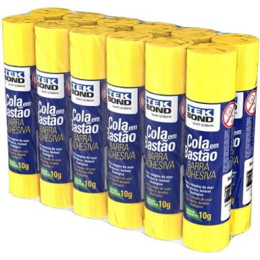 Imagem de Cola em Bastão 10G SHRINK Pacote com 12 - Tekbond
