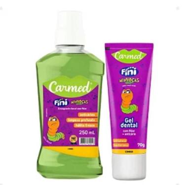 Imagem de Kit Carmed Fini Minhocas: Gel Dental 70g + Enxaguante Bucal 250ml - Ci