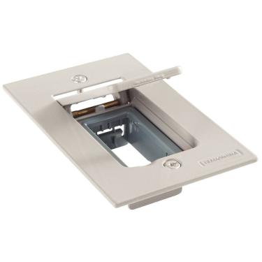 Imagem de Tampa 1 Posto 4x2 Para Piso Tramontina Modular Cinza Tramontina