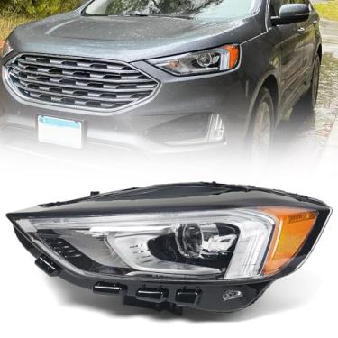 Imagem de KACHIR Conjunto de farol para Ford Edge 2019-2024 com LED DRL lâmpada dianteira esquerda lado do motorista LH
