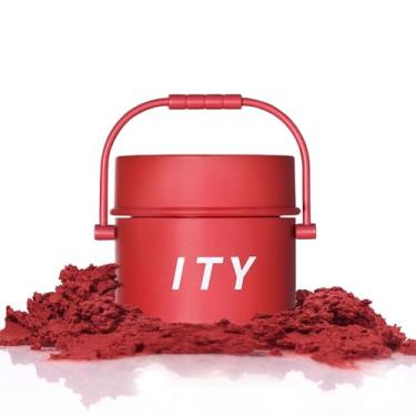 Imagem de ITY Batom Texturizado Em Mousse Com Acabamento Fosco Aveludado, Cor De Argila, Tom Vermelho, Dupla Função: E Blush, Disfarça Linhas Expressão, Pigmento Rico, 0,21 Oz (6 G)