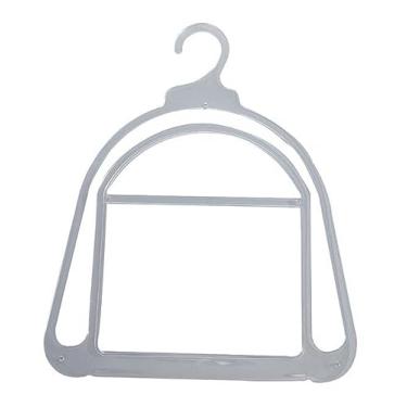 Imagem de YJIUYUANQ Ganchos de plástico para rack de plástico S/24 x 16 cm para exibição de chapéu, meias, luvas, toalha, mangas, cachecol, pacote com 20