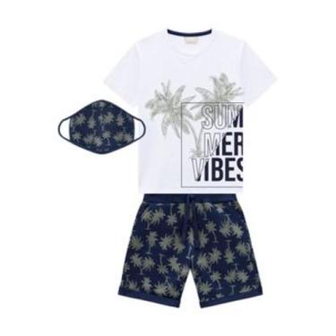 Imagem de Conjunto de short i camisa masculina infantil - KIDS MD INFANTIL
