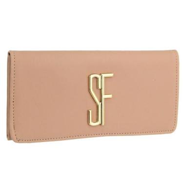Imagem de Carteira feminina porta documentos com metal sf - Fierre, Nude