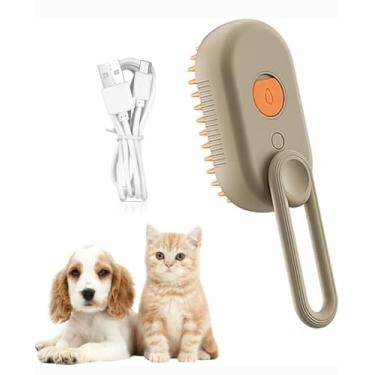 Imagem de Escova retrátil tira pelo vaporizadora de cão e gato