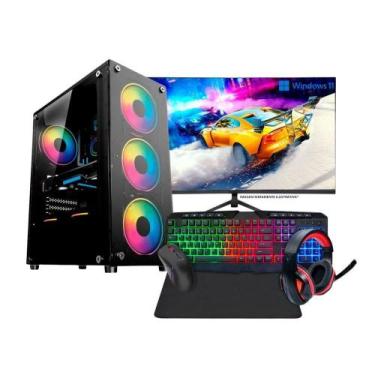 Imagem de PC Gamer Computador Completo Intel Core i7 16GB SSD 512GB Kit Gamer He
