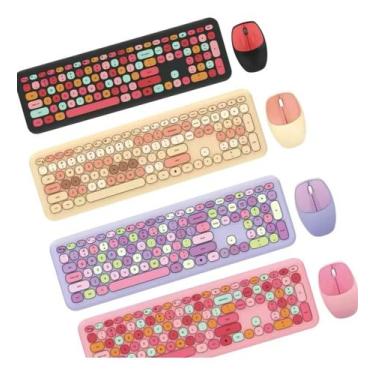 Imagem de Teclado E Mouse Mofii 666 Sem Fio Portátil Usb Com Receptor - DS