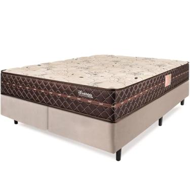 Imagem de Cama Box Colchão King Firme Espuma D33 Antialérgico Certificado 193x203x54cm - BF Colchões