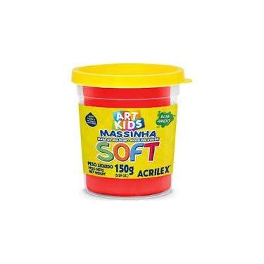 Imagem de Massa de modelar Acrilex 150g vermelho