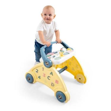 Imagem de Andador Didático Infantil 3 em 1 com Som, Brinquedos Educativos e Alça