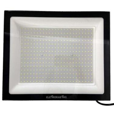 Imagem de Refletor Led 400W 6500K 40000Lm Preto Ip66 Bivolt Eletrorastro