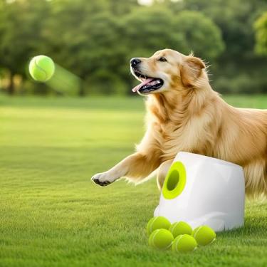 Imagem de ALL FOR PAWS Lançador Automático De Bolas Para Cães, Configurações Distância Ajustáveis, Bateria Recarregável Cães Médio A Grande Porte