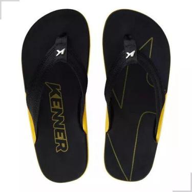 Imagem de Chinelo Kenner Nk6 Dfz Varias Cores Original, Preto amarelo dfy 05, 40