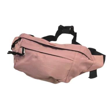 Imagem de Pochete Bolsa Grande Transversal Ajustável Celular Cor: Rosa - GXM