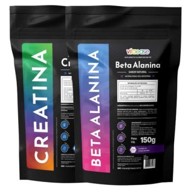 Imagem de Kit Creatina Pura Monohidratada + Beta-Alanina 150g (150g, Sem sabor)