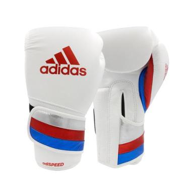 Imagem de Luvas de boxe e kickboxing adidas Adi-Speed 501 Pro White, 12oz