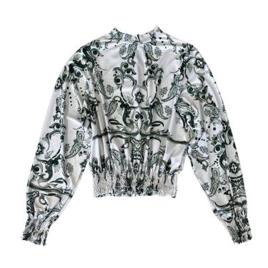 Imagem de Blusa Feminina Cropped Elástico GG Estampada New Fresh Formitz-Feminino