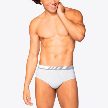 Imagem de Cueca Lupo Slip Microfibra Sem Costura 00691-002, Branco, XG