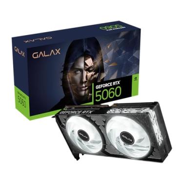 Imagem de PLACA DE VIDEO NV RTX5060 8GB BLACK GF 1-CLICK OC 128BITS GDDR7 GALAX 56NSN8MDDCOC