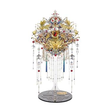 Imagem de MU Quebra-Cabeças De Metal 3D Phoenix Crown, Kits Modelos Coroas Antigas Chinesas Para Construção Adultos, Presente Aniversário E Casamento, Decoração Casa