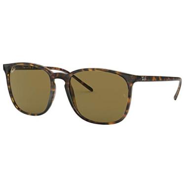 Imagem de Óculos de Sol Ray-Ban 0RB4387 710/73 Tam 56 / Marrom Havana Claro - Lentes Marrom