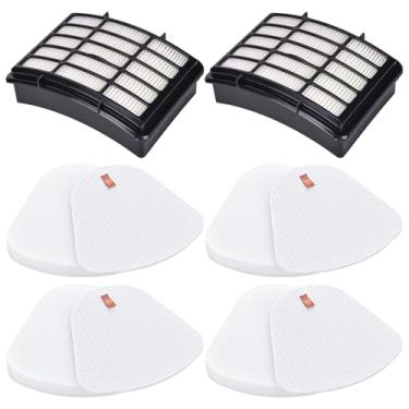 Imagem de Anewise Filtros de substituição para aspirador de pó Shark Navigator Lift-Away Deluxe NV350, NV351, NV356E, NV360, NV352, NV355, NV357, NV358, ZU503AMZ, 4 pré-felt + 2 filtros Hepa, peças de
