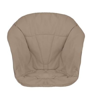 Imagem de SA ACCESSORIES Almofada, compatível com cadeira alta Stokke Clikk - Almofada de assento impermeável para bebês - Acessórios de cadeira alta, fácil de limpar - Lavável na máquina - Mocha
